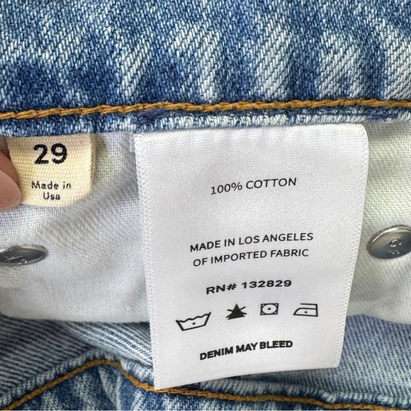 NEW GRLFRND Bella Low Rise Boyfriend Jean Santa Monica Size 29 - Picture 11 of 12